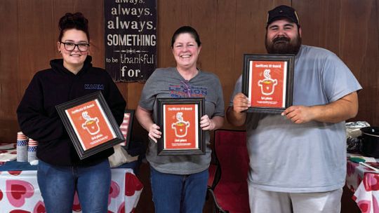 Chili cook off was a hit!