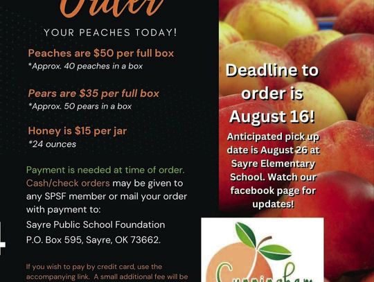 Annual Peaches School Fundraiser