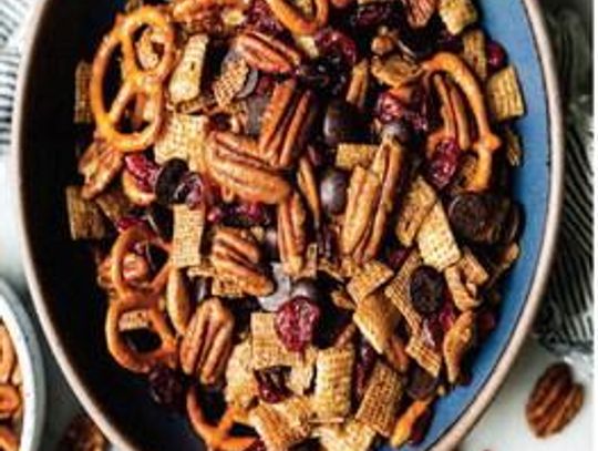 Baked Brie with Pecans and Cranberry Orange Chutney