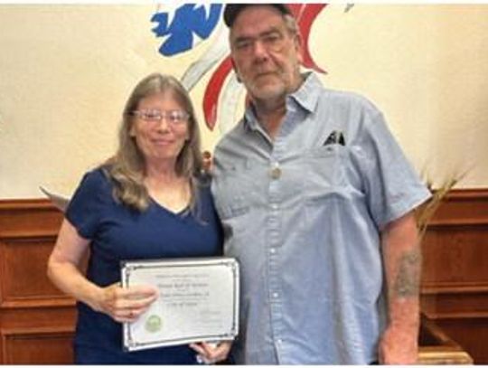 City of Sayre employee recognized by state for 25 years of service