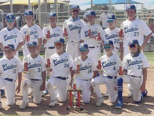 Elk City Crushers win regional championship 12u team advances to states