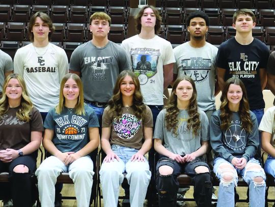 Elk City Junior High and High School Homecoming Court