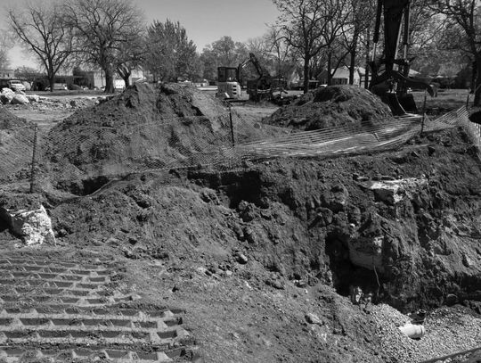 Excavation at New Fire Station Unearths Church Building Remnants