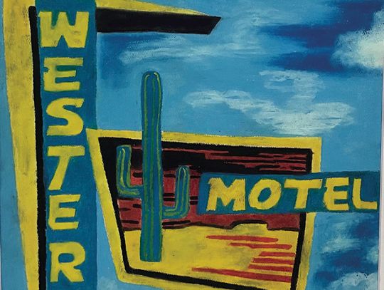 Lights, Camera, Sayre: Indie film crew falls for Western Motel—and its classic sign