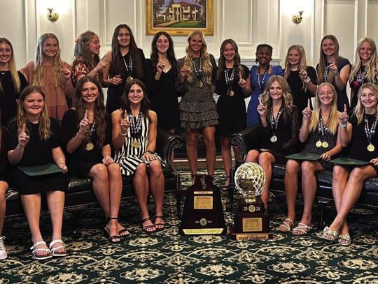 Merritt Oilerettes honored at the Oklahoma State Capitol