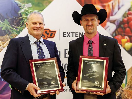 OSU Extension honors Brian Freking and Brian Pugh with Distinguished Educator Award