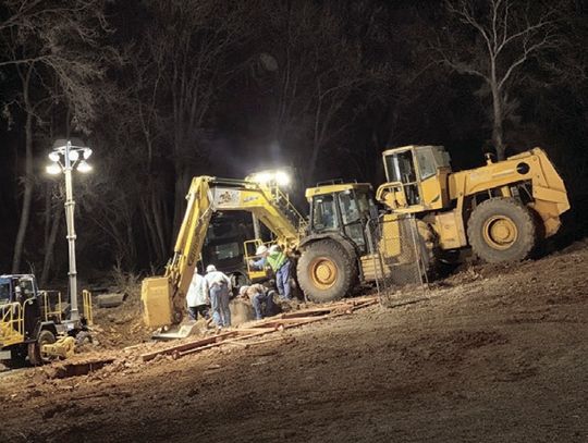 Sayre Christmas Water Line Break — Finalized Timeline of Events