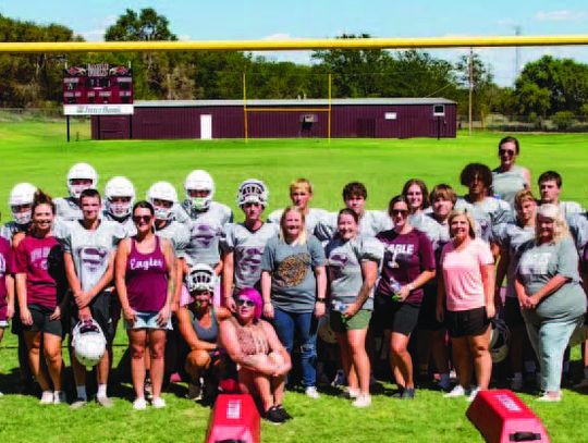 Sayre High Schools football held their first annual Mom Football Camp