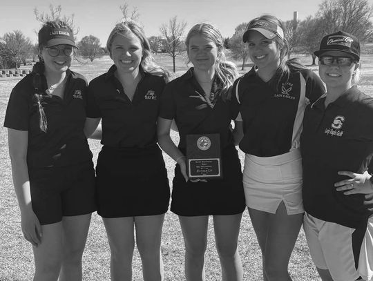 Sayre Lady Eagles place second at Sayre Invitational