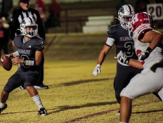 Sayre Subdues Hinton 58 to 14