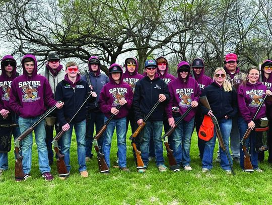 The Sayre Shootin’ Eagles advanced to State