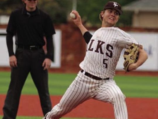 With Cooper On The Mound, Elk City Varsity Elks Shuts Out Dickson Varsity Comets