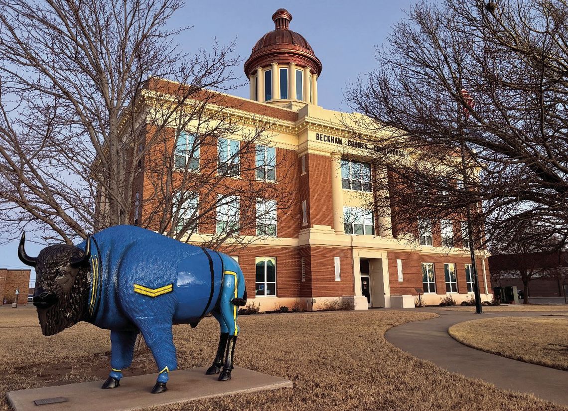 Beckham County Courthouse Dome Restoration Completed Beckham County Courthouse Dome Restoration Completed
