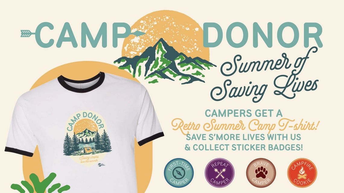 Camp Donor: Donate Blood, Earn Your Badges This Summer