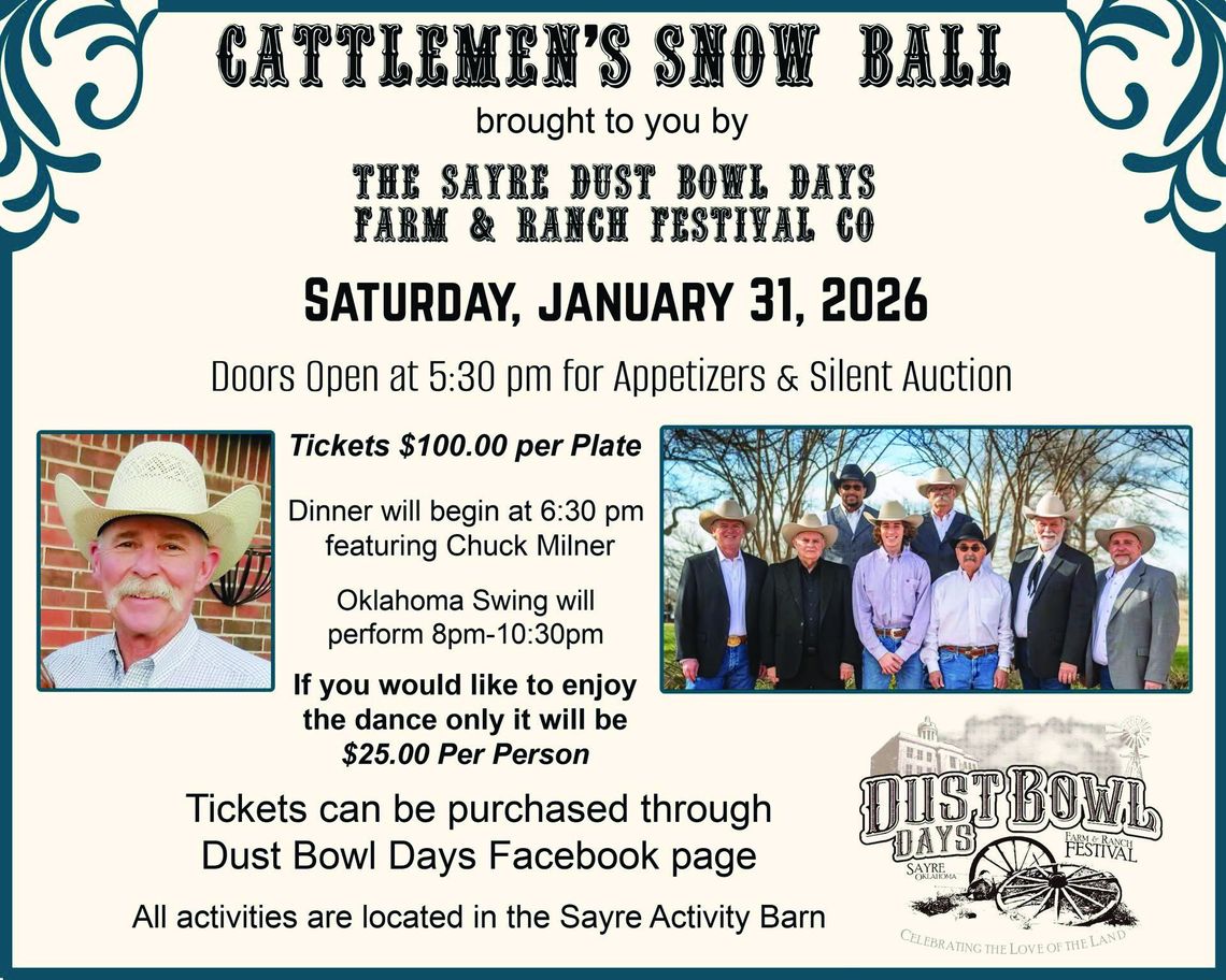 Cattlemen’s Snow Ball set for Jan. 31