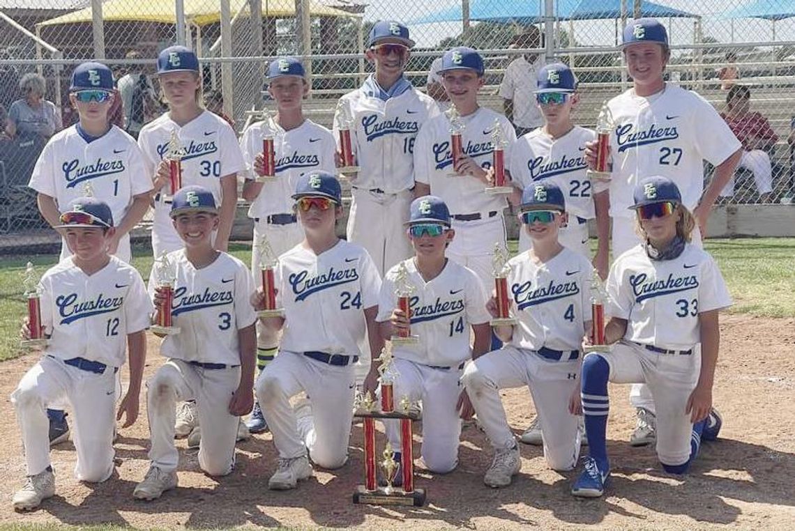 Elk City Crushers win regional championship 12u team advances to states