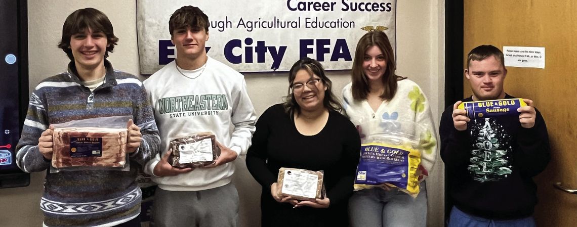 Elk City FFA Taking Blue & Gold Orders