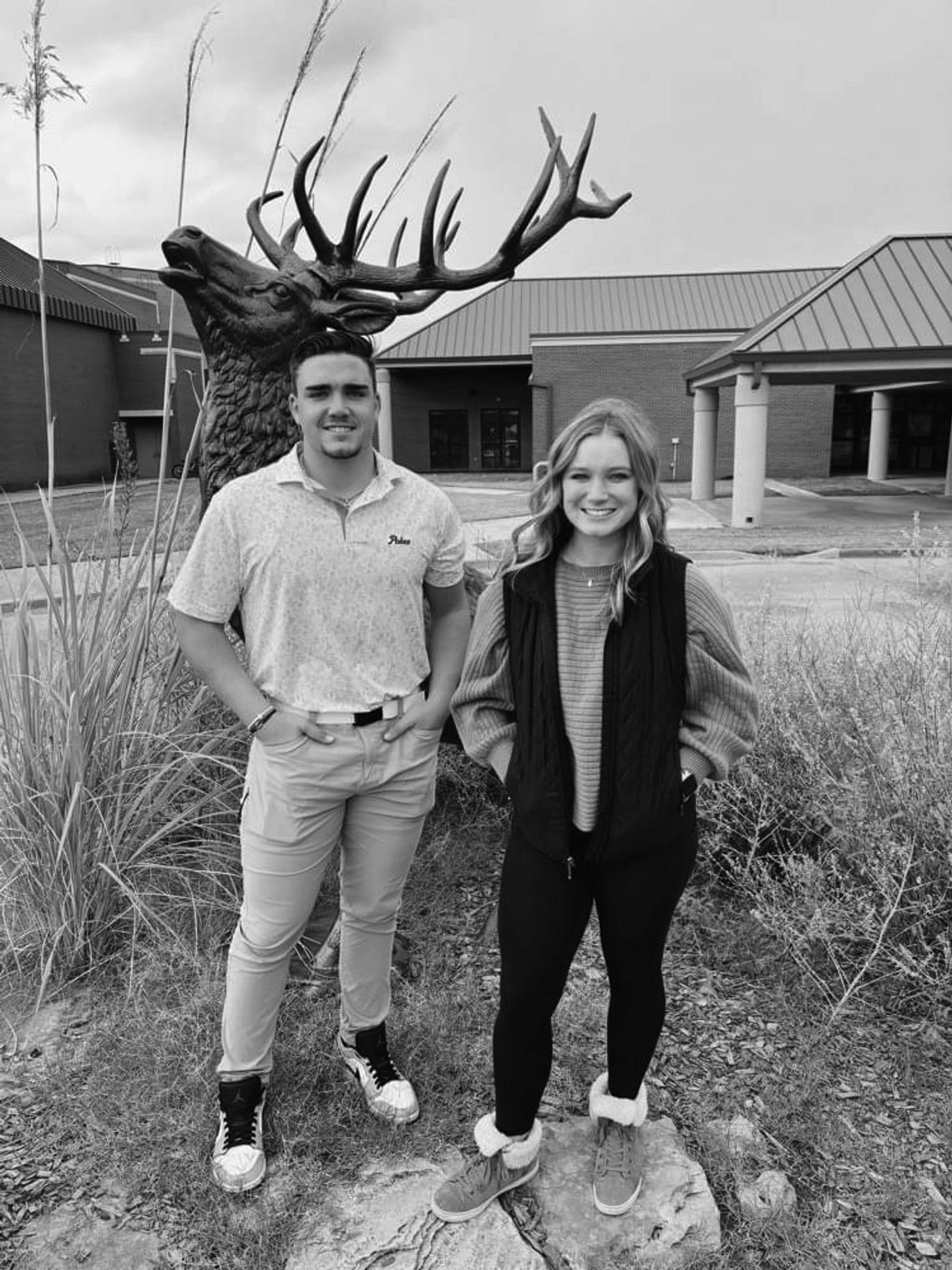 Elk City Rotary Students of the Month Catch Geno and MacKinley Brewer