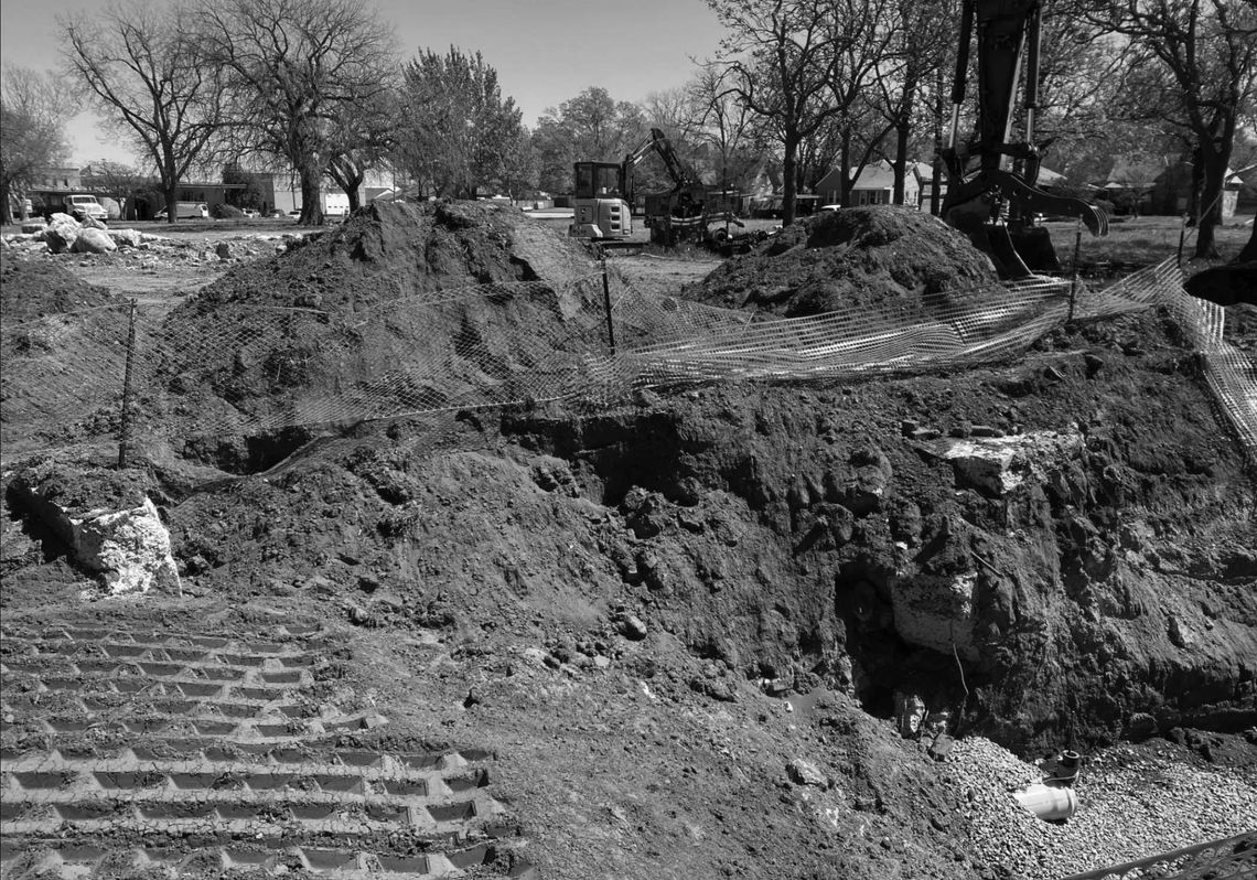 Excavation at New Fire Station Unearths Church Building Remnants