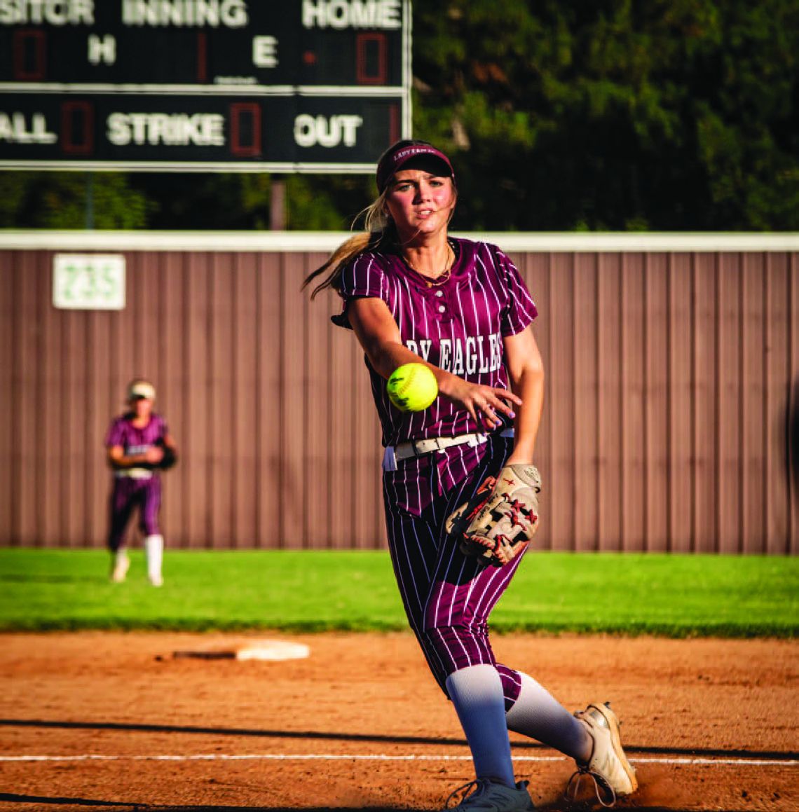 Lady Junior Eagles win first Beckham County match-up with Merritt Junior High