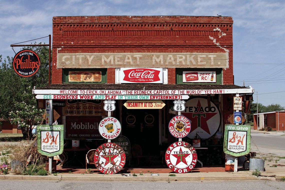 Route 66 Through Beckham County: Stories That Still Echo Route 66 Through Beckham County: Stories That Still Echo