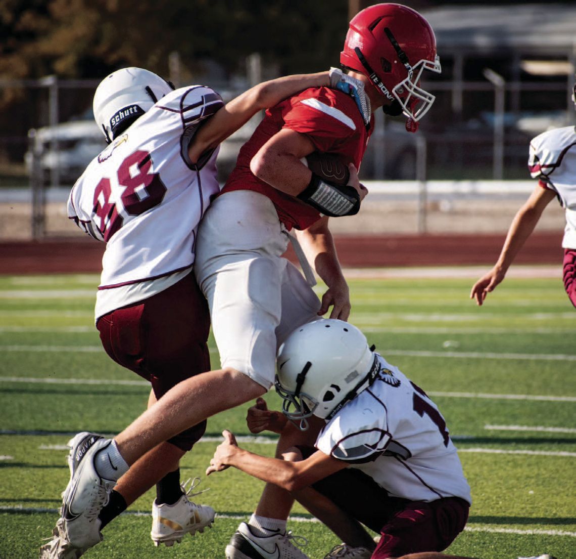 Sayre 6th grade football lost to Perryton 32-22