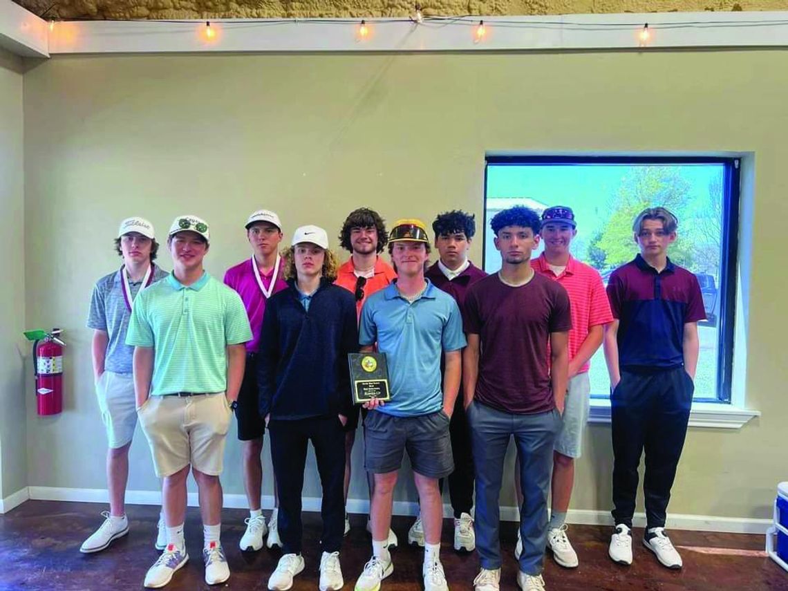 Sayre Eagles Boys Golf places second at Sayre Golf Invitational