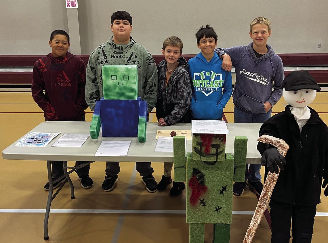 Sayre Fifth Grade holds art show book report