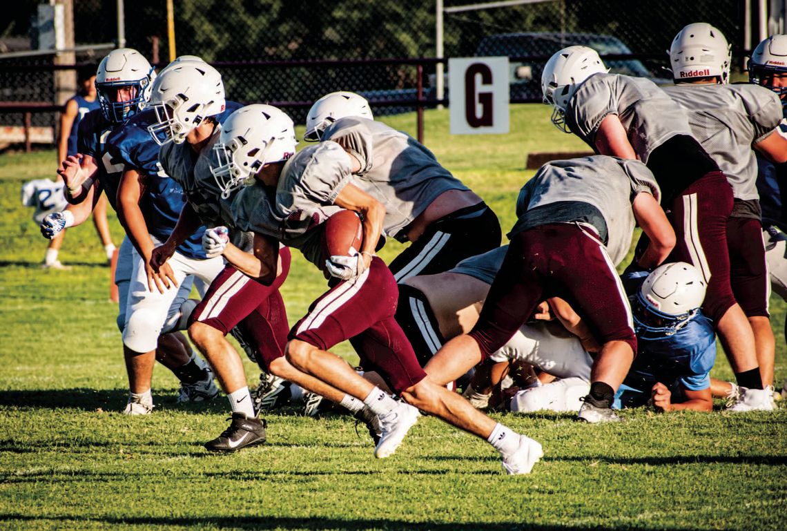 Sayre Football Scrimmage Game