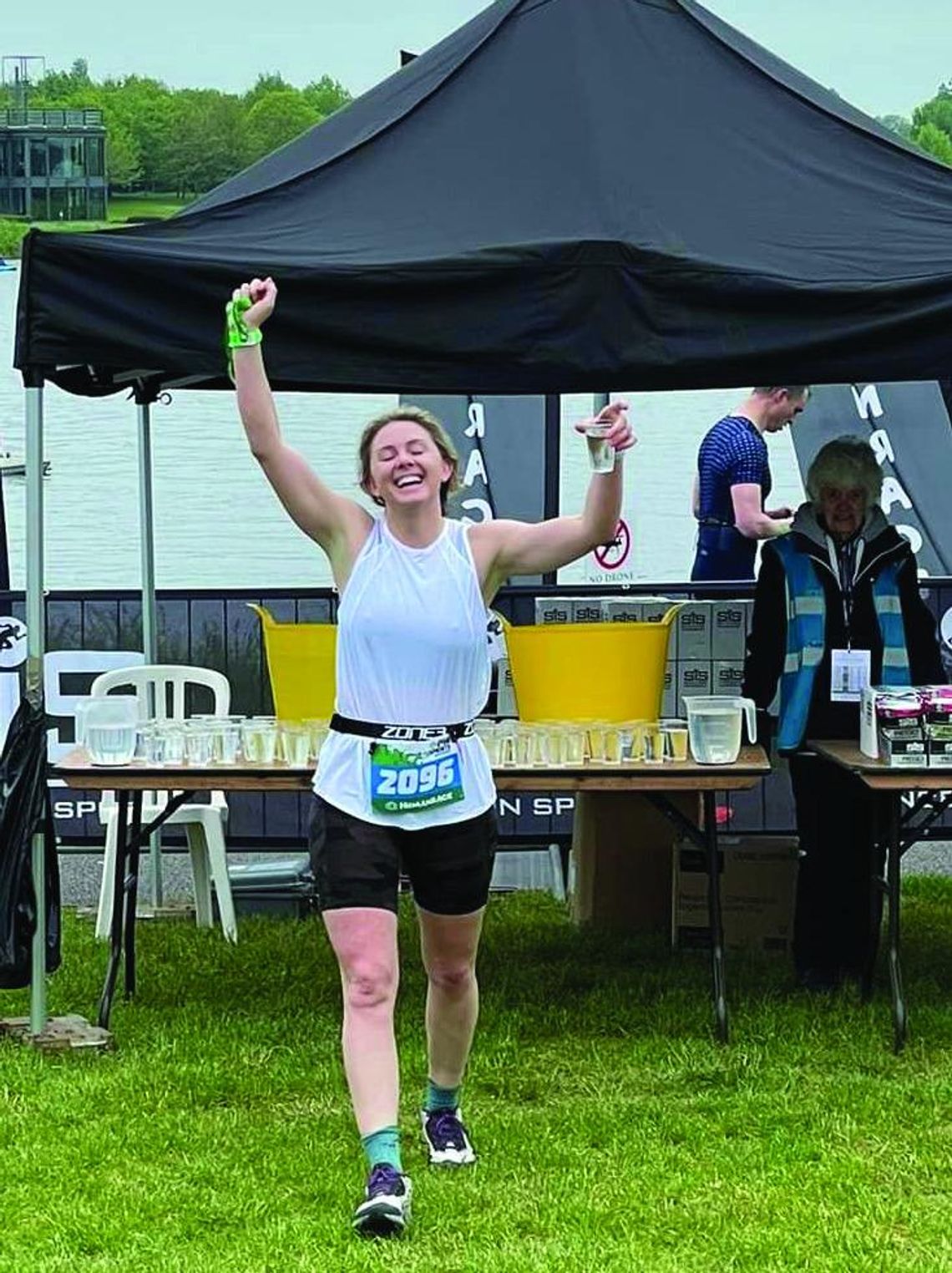 Sayre graduate accomplishes triathlon in England