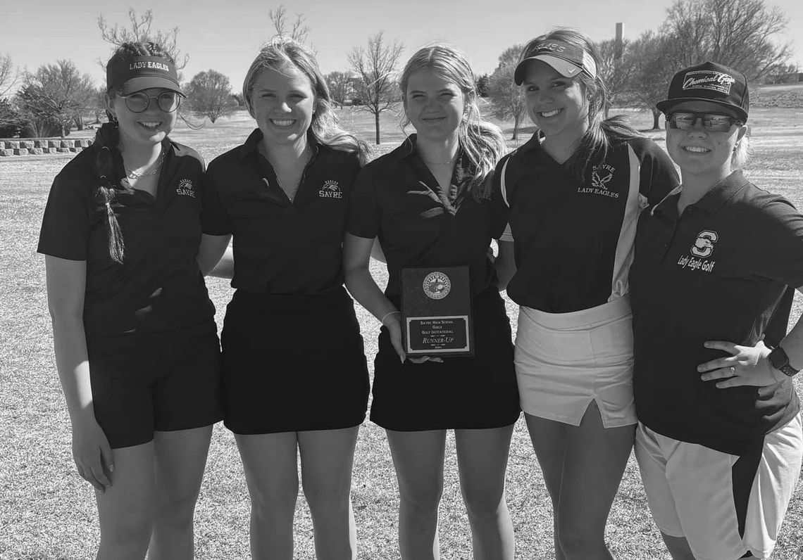 Sayre Lady Eagles place second at Sayre Invitational