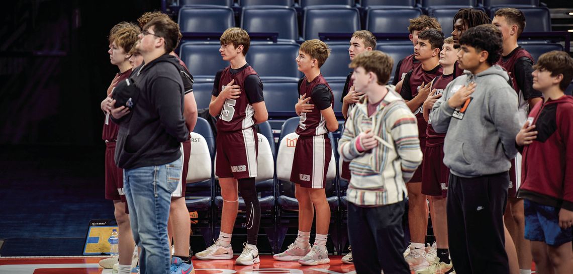 Sayre Teams Play on Court of Dreams Sayre Teams Play on Court of Dreams