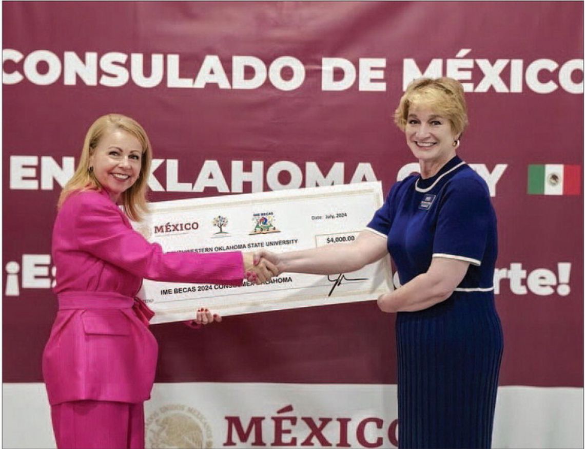 The Consulate of Mexico in Oklahoma City has awarded $4,000 to Southwestern Oklahoma State University