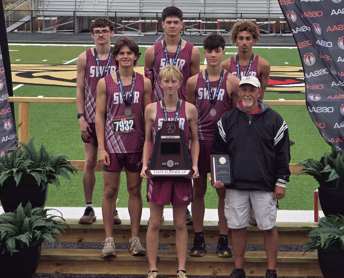 The Sweetwater Boys Cross-Country team earned Class A State Runner-Up placing