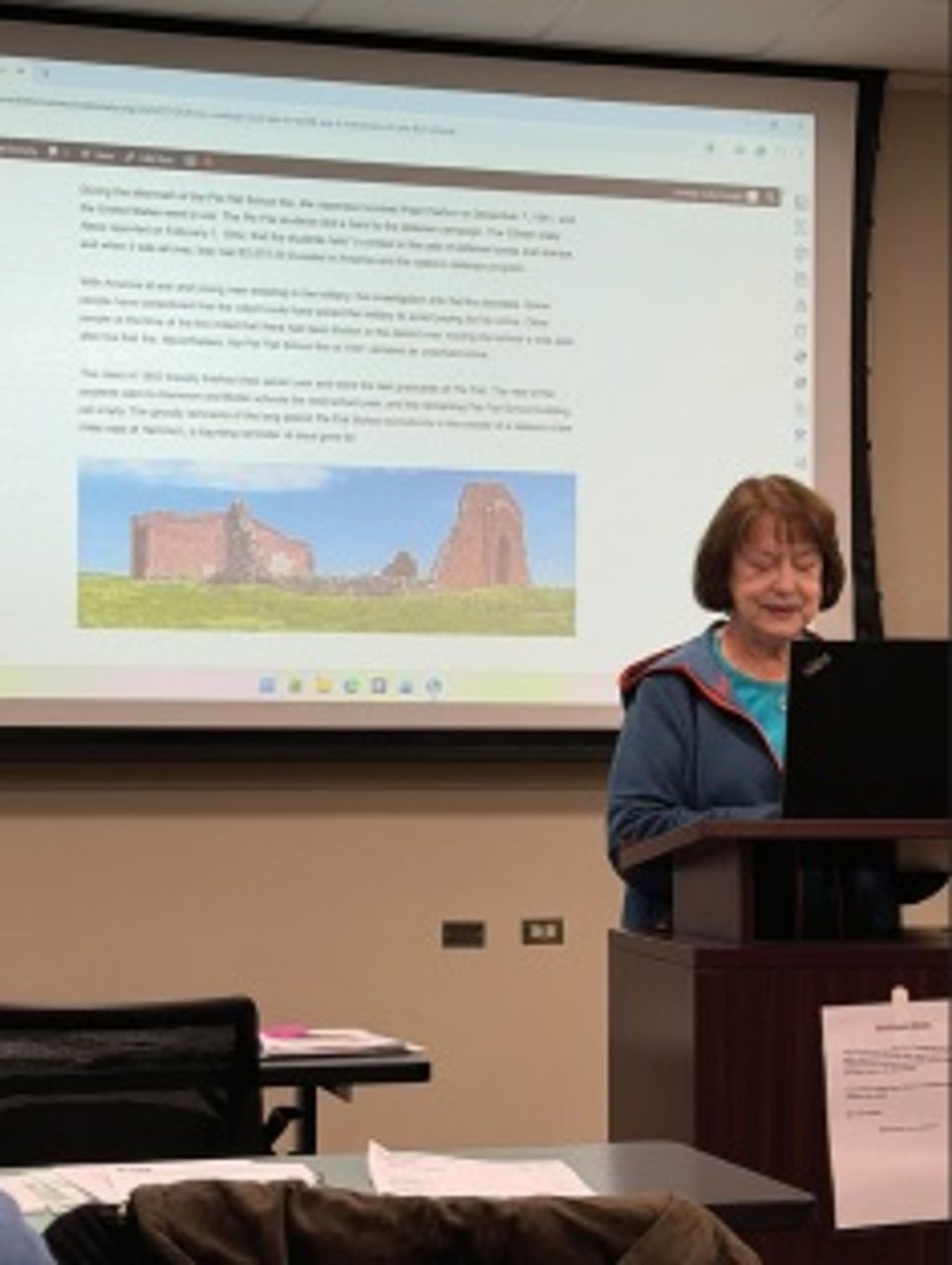 WOHS Board Learns of Opera House Proposal to Become Storage