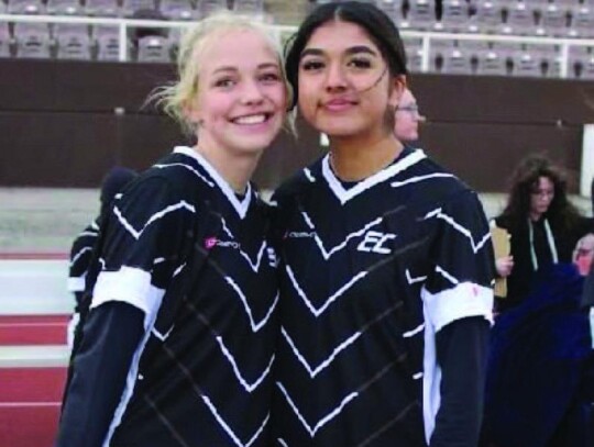 Aaralyn Cummings and Jaunita Valadez were named Oklahoma State Girls Soccer All-State members.