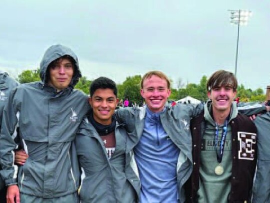 Coach Jim Taylor, Coach Jared Keyes, Tommy Bailey, Jaser Reyes, Zach Rhodes, Jack Morgan, Luke Thomas, Colton Nebhut and Eli Shelton.