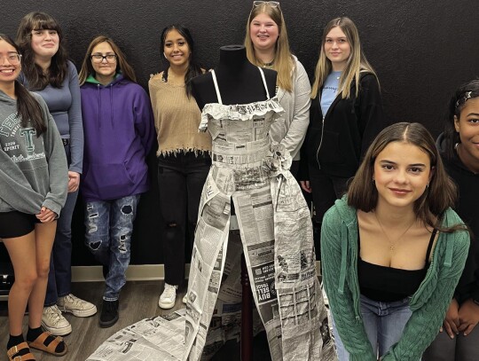 Pictured are Justine Vasquez, Taylor Musick, Daniela Rodarte, Katie Decker, Maribel Oliveras, Lizbeth Nevarez, Elizabeth Cook, and Alexia Ault. Courtesy photo.