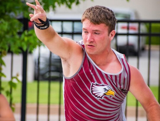 Ayden Hendershot placed 4th and 6th in shot put and discus