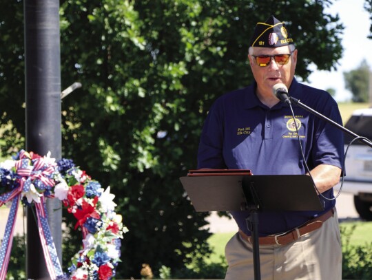 Keynote Speaker is Retired Colonel Doug Haught. Photos by Sheryl Ponce